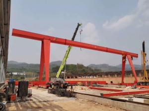 MH門式起重機，安裝現場